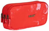 MILAN® Pennenetui met 3 ritssluitingen, serie Lava, rood