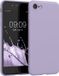 kwmobile hoesje geschikt voor Apple iPhone SE (2022) / iPhone SE (2020) / iPhone 8 / iPhone 7 - Hoesje voor smartphone - Back cover in lavendel