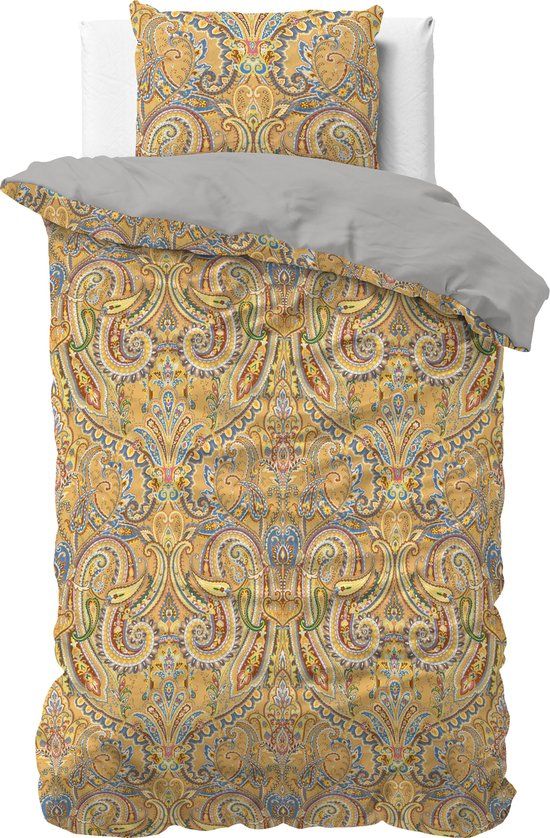 Sleeptime Emeline Dekbedovertrek - Eenpersoons - 140x200/220 cm - Goud