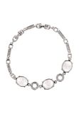 NAEMI Armband zilver / wit