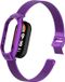 By Qubix Qubix Milanese bandje met case - Paars - Geschikt voor Xiaomi Smart Band 8 / 9 / 10