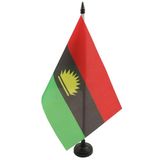 AZ FLAG Tafelvlag Republiek Biafra in Nigeria 21x14 cm Plastic Voet