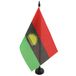 AZ FLAG Tafelvlag Republiek Biafra in Nigeria 21x14 cm Plastic Voet