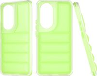 Techsuit Hoesje geschikt voor HONOR 90 - Wave Shield Shockproof Hard Case Back Cover - Groen