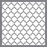 Rayher 38968000 sjabloon honingraat klassiek, 30,5 x 30,5 cm, honingraatgrootte ca. 3,6 x 4 cm, polyester, lasergesneden, buigzaam, herbruikbaar, schildersjabloon, wandsjabloon kunststof