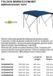 RECAMBIOS MARINOS SLU Bimini Top 'Economy' Bleu Polyester 3 Arcs (170 - 180 cm)