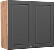 Vicco Hangkast Fame-Line, Anthrazit-Gold Landhaus/Goudkleurig Eiken, 80 cm