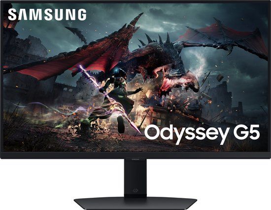 Samsung 32" QHD LED Gaming Monitor - 165Hz, 1ms, HDR10 - Black