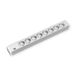 Bachmann 19'' PVC stekkerdoos met 8 geaarde stopcontacten, 2,0 m geaarde stekker