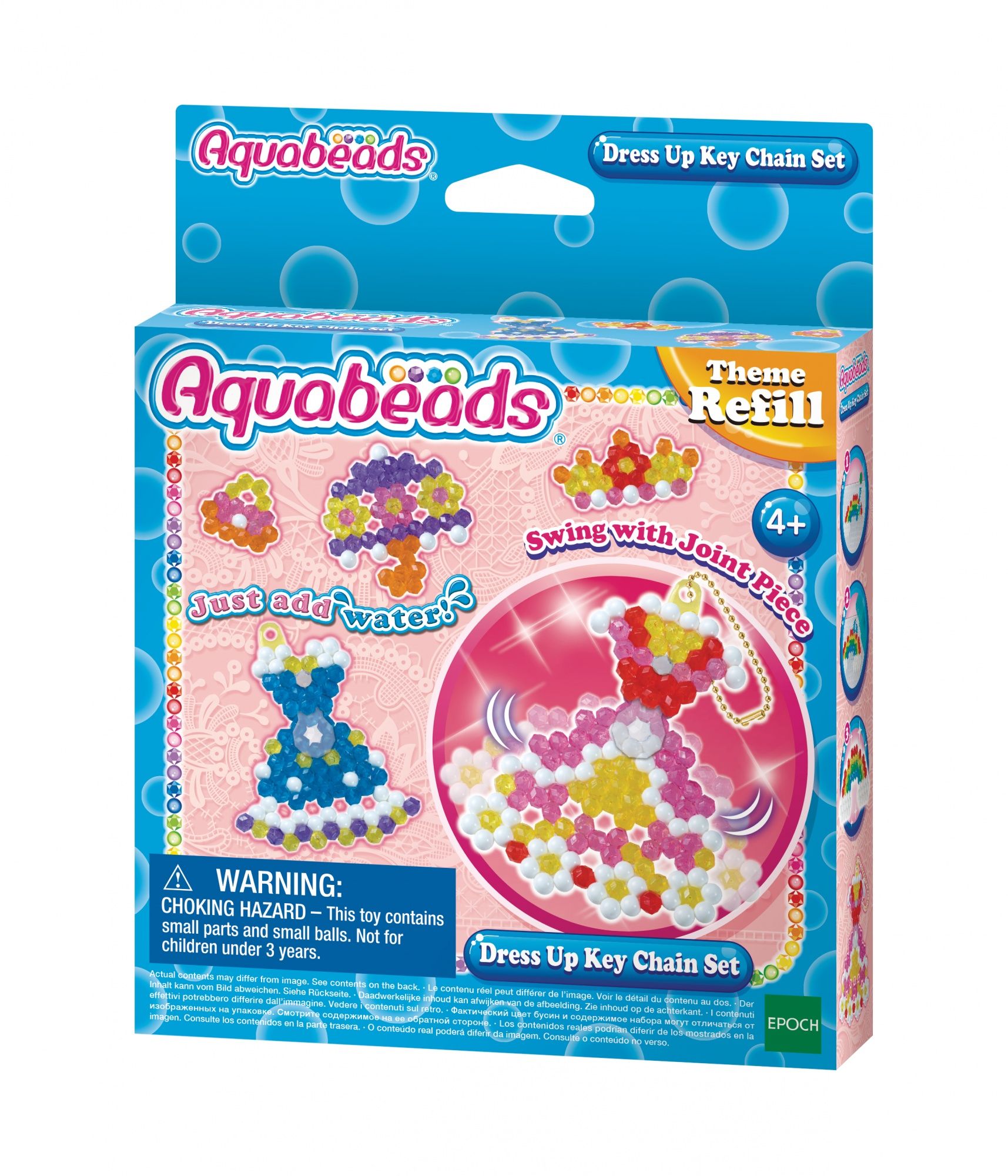 AquaBeads Thema navulling: sleutelhanger set verkleden - 31362