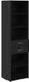 vidaXL Highboard Zwart Eiken 50 x 42,5 x 185 cm Bewerkt Hout
