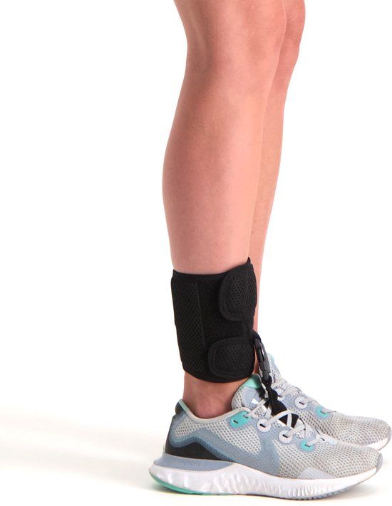 Novamed Foot up klapvoet brace - Zwart - Maat M