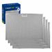 Alapure 4x Metaalfilter voor Whirlpool 488000302744 565x380x8mm