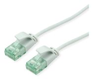 ROLINE UTP DataCenter Patchkabel Cat.6A (Klasse EA), extra dun, grijs, 1.5 m