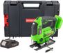 Procraft ST22 scie sauteuse sans balai 20 V 80 mm + 1x batterie 2,0 Ah + boîte à outils RHINO - sans chargeur