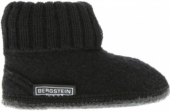 Bergstein cozy pantoffels zwart - 8718191065105