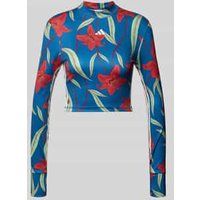 adidas Mujer ADIDAS x FARM RIO TRAINING LONG SLEEVE, dark marine/tactile red/white, XL