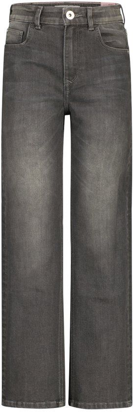 Vingino - Coco - Meisjes - Flared jeans - Black Denim - Maat 128