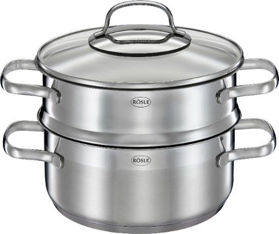 Rösle Elegance Steam Pot - 20 cm - Silver