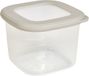 MICHELINO Boîte de rangement, pot de stockage, récipient de stockage pour une garde-manger bien organisée. 550 ml, beige