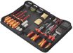 TOOLCRAFT TO-7762929 Gereedschapsset Electricien, Doe-het-zelver Incl. tas 50-delig met digitale multimeter Voltcraft VC-22