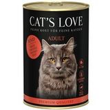 CAT'S LOVE Adult Rund puur 24x400 g