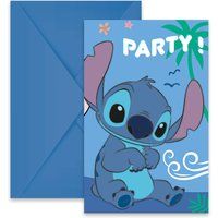 Procos Stitch & Angel Uitnodigingen en enveloppen, 6 stuks