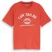 Tom Tailor - T-shirt met logoprint - Maat XL - Chili Orange
