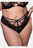 SugarShape High-Brazilian FEMFATALE Black Floral Women's Size 36