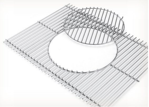 Weber 7586 - Grillrooster - Roestvrijstaal - Zwart