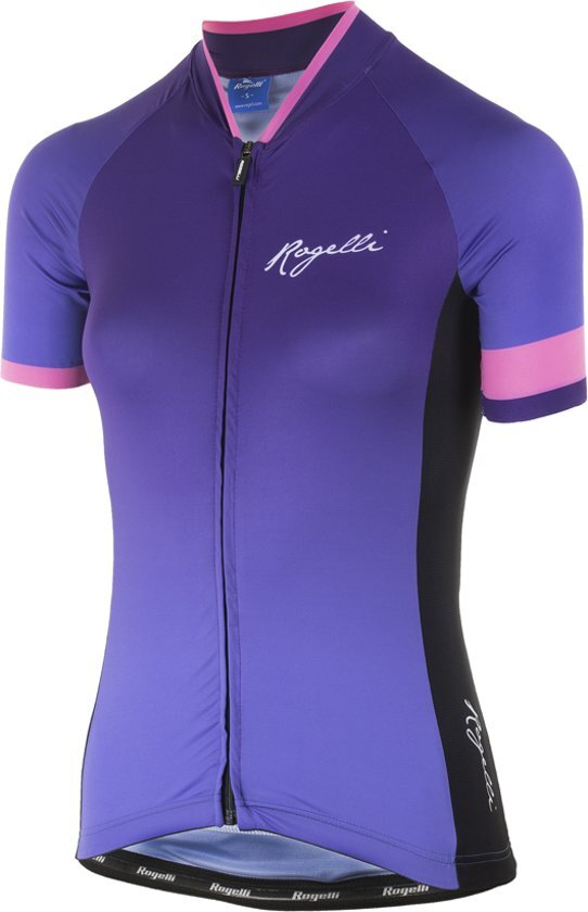 Rogelli Flow Fietsshirt - Dames - Maat XS - Paars/Roze