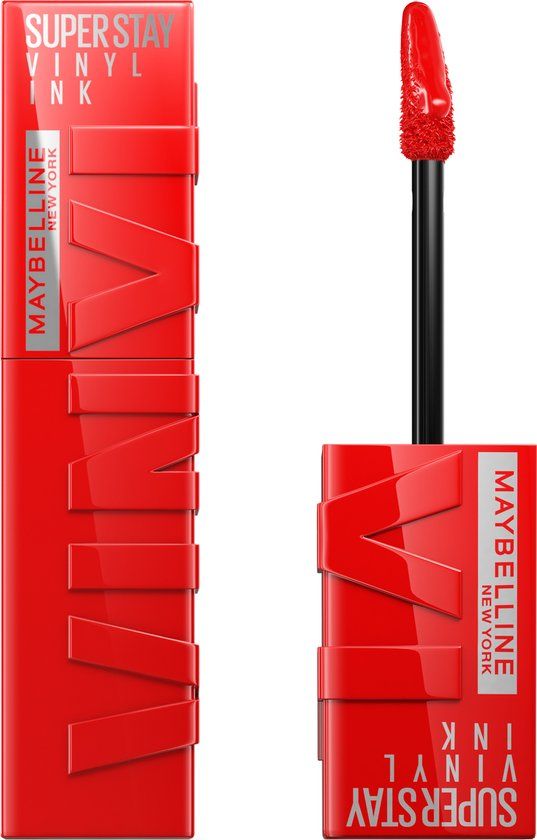 Maybelline New York SuperStay Vinyl Ink Lipstick - 25 Red-Hot - 4.2ml