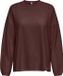 ONLY ONLLOYAL AMALIO LS O-NECK KNT NOOS - Femme - Pull - Chocolat amer - L