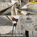 ANRO Nappe Palladium Gris 160x140cm Bord droit Lavable Hydrofuge Intérieur & Extérieur