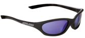 Salice 009 Lunettes de soleil unisexe noir sport bleu