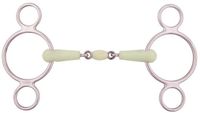BR DUBBEL GEBROKEN PESSOA WATERTRENS APPLE MOUTH 18 MM