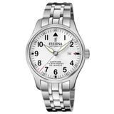 Festina F20151/A Heren Automatisch Polshorloge Zilverkleurig Staal