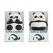Dohe - Leuke en Grappige Gummetjes (2 st.) | Gummen in de Vorm van Dieren Panda Beren, Stevig PVC, Gebruik voor Thuis, School, Basisschool en Cadeau, Jongens, Meisjes
