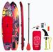 iBOARD 11' Rouge, stand-up paddleboard gonflable (SUP), set complet, 335 cm, adapté jusqu'à 155 kg