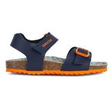 GEOX GHITA JONGENS Sandalen - MARINEBLAUW/DONKERORANJE - Maat 26