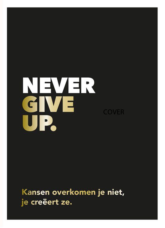 Never Lantaarn Publishers Never give up