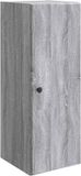 vidaXL Wandkast 33 x 34,5 x 90 cm Bewerkt hout Grijs Sonoma