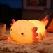 Merkloos Amaredom Axolotl Nachtlampje voor baby's, nachtlampje voor kinderen, zachte siliconen, instelbare helderheid, 20 minuten timer, ideaal voor kinderkamer, uniek cadeau en schattig speelgoed