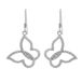 Orphelia Oohanger Outline Butterfly Zirconium Sterling Zilver 925