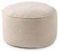 Merkloos Bean Bag Pouf Teddy Series - Compact Zithocker met Vulling - Diameter 25 x 45 cm