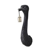 Light & Living Wandlamp Ostrich - Zwart - 18x15.5x57.5cm - Kunststof