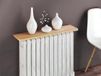 Wan GmbH Étagère de radiateur réversible sans perçage - 120 x 12 cm - Résistant à l'humidité et à la chaleur