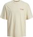 Jack & Jones T-shirt homme JORNOTO col rond blanc cassé - Taille XL