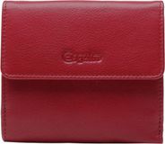Esquire Leren Portemonnee Viktoria Little Wallet Red Donkerrood