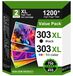Cartouche d'encre 303XL - Compatible avec HP Envy Photo